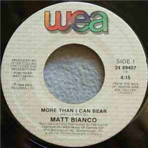 Matt Bianco - More Than I Can Bear album flac