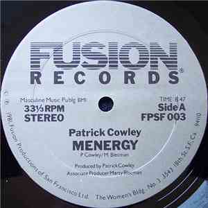Patrick Cowley - Menergy album flac