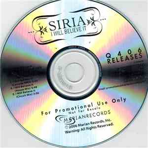 Siria - I Will Believe It album flac