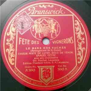 Choeur Mixte De Lutry - Fete Des Vignerons album flac