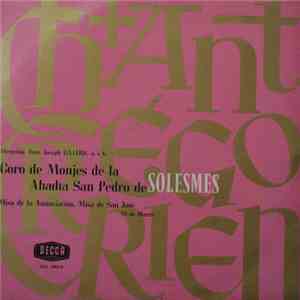 Coro De Monjes De La Abadia San Pedro De Solesmes . Dom Joseph Gajard, O.S.B. - Canto Gregoriano - Misa De La Anunciación - Misa De San Jose album flac