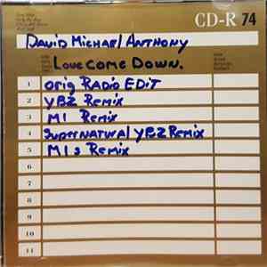 David Michael Anthony - Love Come Down / Supernatural album flac