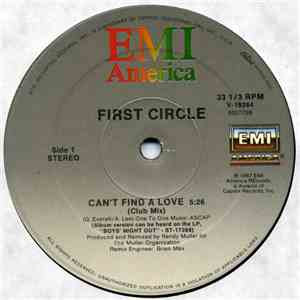 First Circle - Can't Find A Love album flac