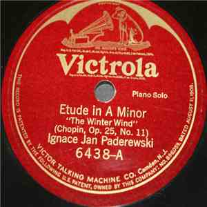Ignace Jan Paderewski - Etude In A Minor "The Winter Wind" / Etude De Concert (In F Minor) album flac