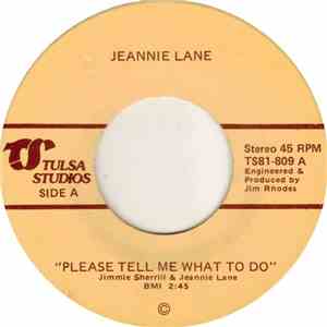 Jeannie Lane - Please Tell Me What To Do album flac