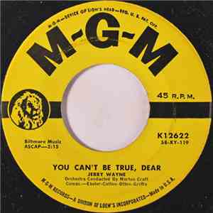 Jerry Wayne - You Can't Be True, Dear album flac