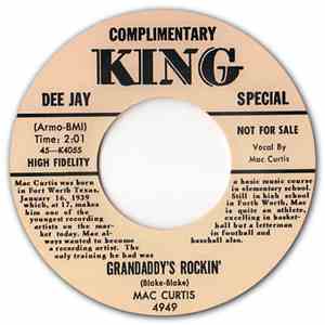 Mac Curtis - Grandaddy's Rockin' / Half Hearted Love album flac