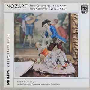Mozart, Ingrid Haebler, London Symphony Orchestra Conducted By Colin Davis - Piano Concerto No. 19 In F, K.459 / Piano Concerto No. 26 In D, K.537 album flac