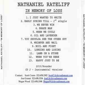 Nathaniel Rateliff - In Memory Of Loss album flac