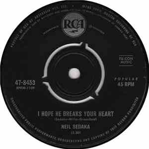 Neil Sedaka - I Hope He Breaks Your Heart / Too Late album flac