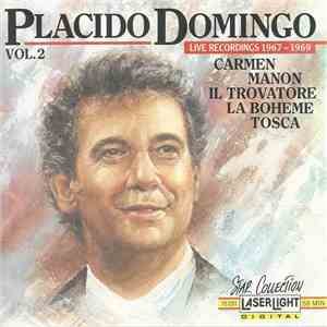 Placido Domingo - Placido Domingo Vol. 2 - Live Recordings 1967 - 1969 album flac