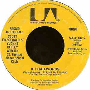 Scott Fitzgerald & Yvonne Keeley With The St. Thomas Moore School Choir - If I Had Words album flac