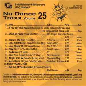 Various - Nu Dance Traxx Volume 25 album flac