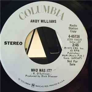 Andy Williams - Home Lovin' Man / Who Is It? album flac