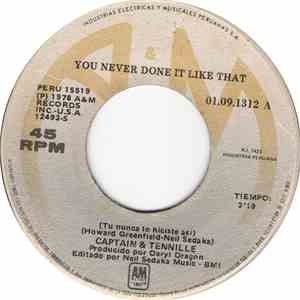 Captain And Tennille - You Never Done It Like That (Tu Nuca Lo Hicistes Asi) album flac