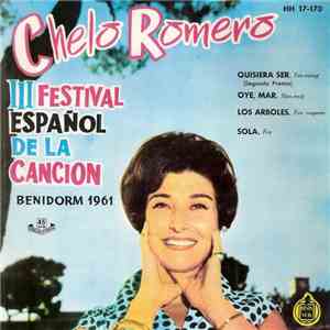 Chelo Romero - III Festival Español De La Canción - Benidorm 1961 album flac