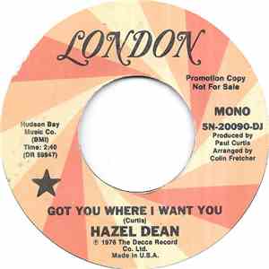 Hazel Dean - Got You Where I Want You album flac