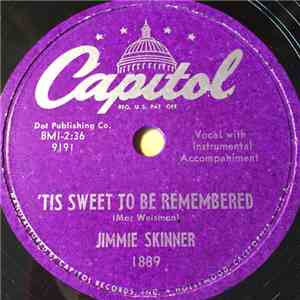 Jimmie Skinner - 'Tis Sweet To Be Remembered / Send Me A Penny Postcard album flac