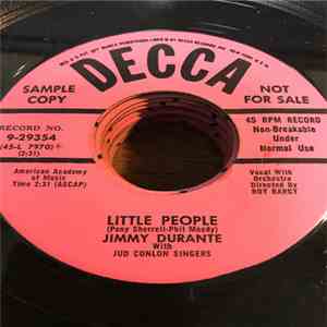 Jimmy Durante With The Jud Conlon Singers - Little People album flac