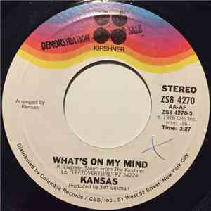 Kansas  - What's On My Mind album flac