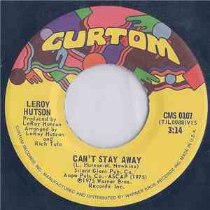 Leroy Hutson - Can't Stay Away album flac