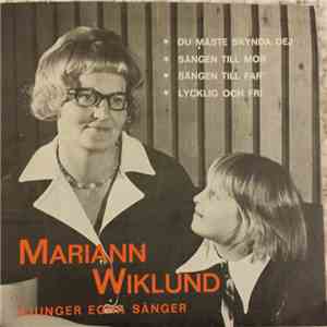 Mariann Wiklund - Sjunger Egna sånger album flac