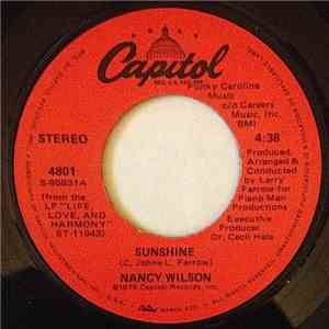 Nancy Wilson - Sunshine / This Is Our Song album flac