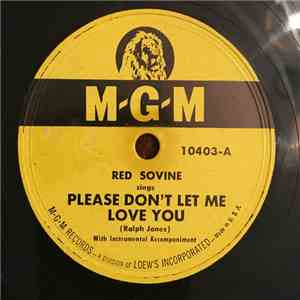 Red Sovine - Please Don't Let Me Love You / Lifetime To Regret album flac