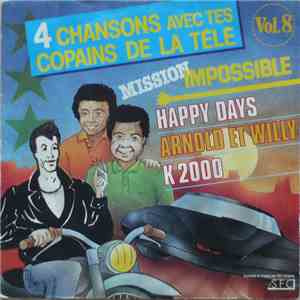 Various - 4 Chansons Avec Tes Copains De La Télé - Vol.8 album flac