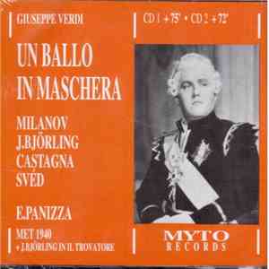 Verdi - Milanov, Björling, Castagna, Svéd, E. Panizza - Un Ballo In Maschera album flac