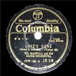Vic. Maxwell And His Dance Orchestra - Love's Gone / Have I Been Wrong? album flac