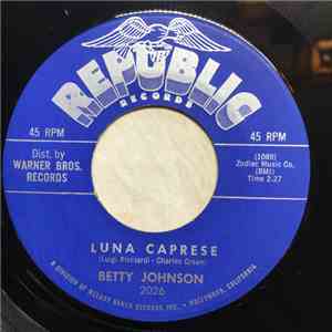 Betty Johnson - Luna Caprese / I Dreamed album flac