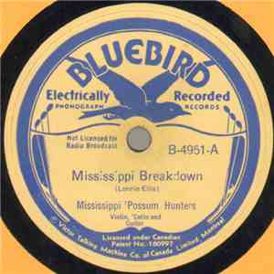 Mississippi 'Possum Hunters - Mississippi Breakdown / 'Possum On The Rail album flac