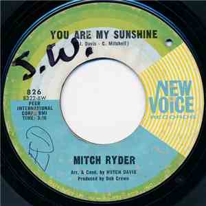 Mitch Ryder - You Are My Sunshine album flac