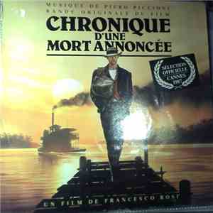 Piero Piccioni - Chronique D'une Mort Annoncée album flac