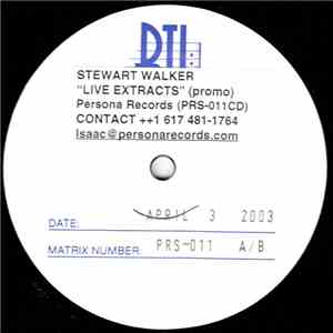 Stewart Walker - Live Extracts album flac