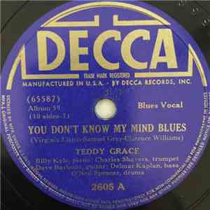 Teddy Grace - You Don't Know My Mind Blues / Gulf Coast Blues album flac