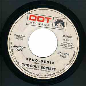 The Soul Society  - Afro-Desia album flac