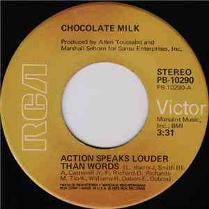 Chocolate Milk  - Action Speaks Louder Than Words album flac