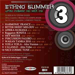 DJ Ben  & DJ Stefan Egger - Ethno Summer Vol. 3 album flac