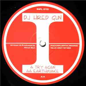 DJ Hired Gun - Try Again / Earthquake album flac