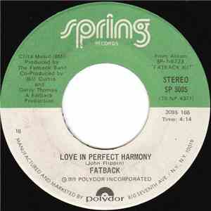 Fatback - Love In Perfect Harmony album flac