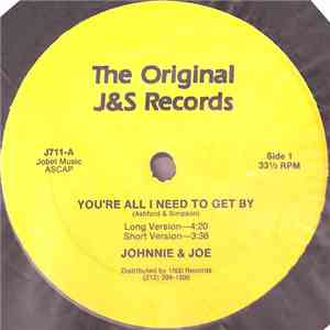 Johnnie & Joe - You're All I Need To Get By album flac