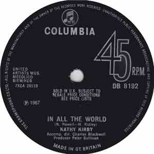 Kathy Kirby - In All The World album flac