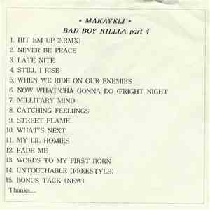 Makaveli - Bad Boy Killa Part 4 album flac