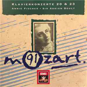 Mozart, Annie Fischer, Philharmonia Orchestra, Sir Adrian Boult - Piano Concertos No. 20 In D Minor K.466 / No. 23 In A Major K.488 album flac