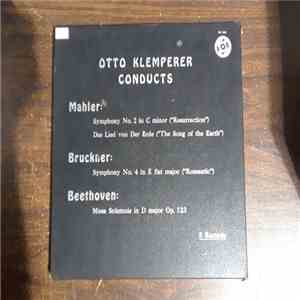 Otto Klemperer, Mahler, Bruckner, Beethoven - Otto Klemperer Conducts The Music Of Mahler, Bruckner And Beethoven album flac