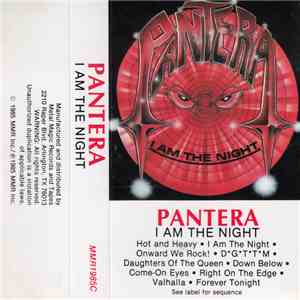 Pantera - I Am The Night album flac