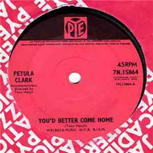 Petula Clark - You'd Better Come Home album flac