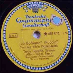 Trude Eipperle / Alfons Fügel - La Boheme album flac